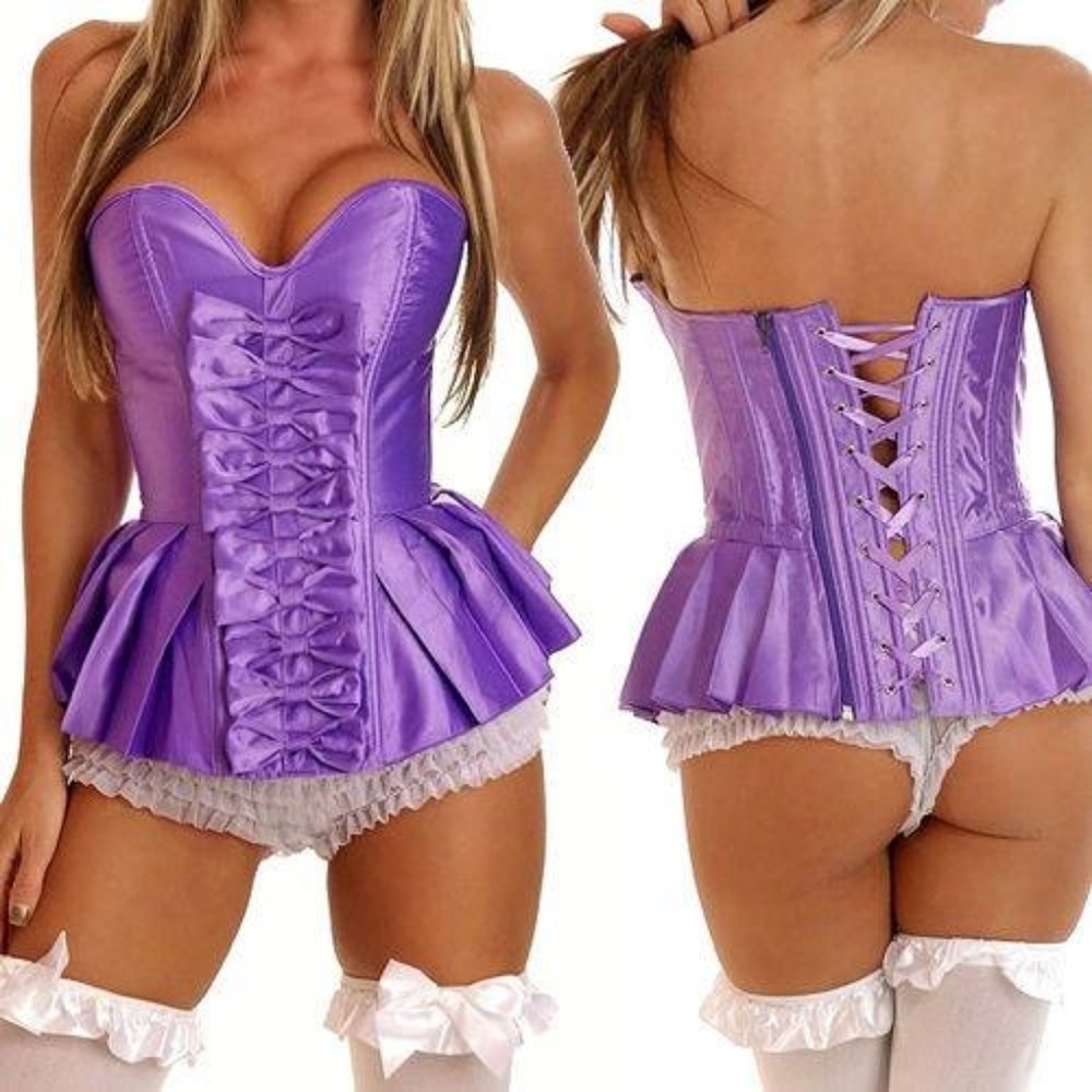 Corset Bustier bows lace up NEW